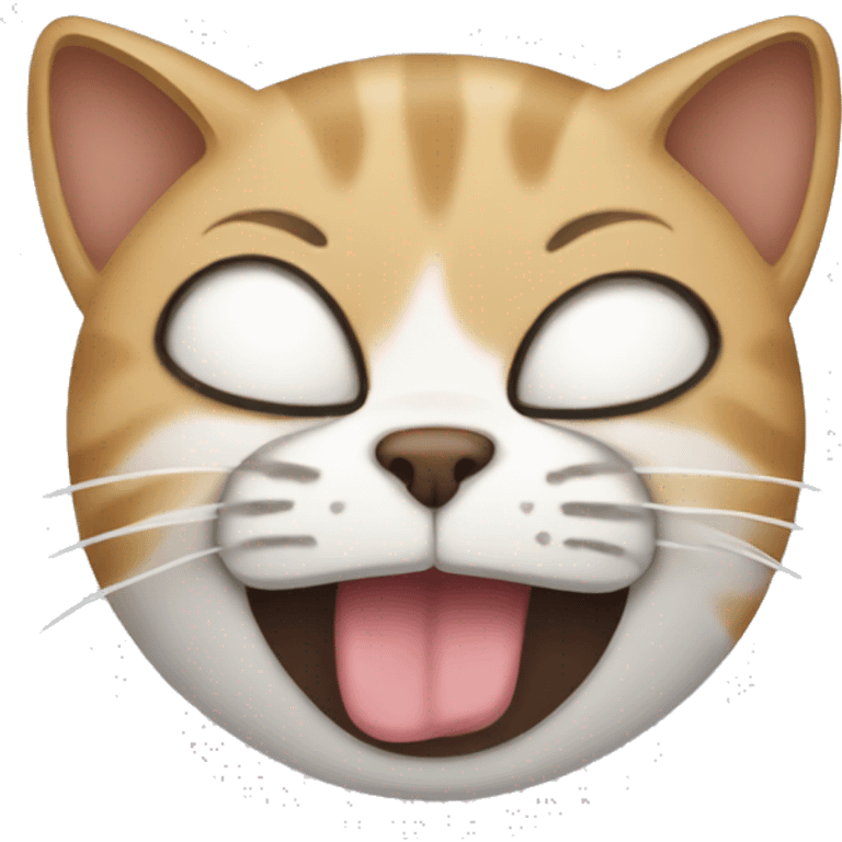 Stressed out cat emoji