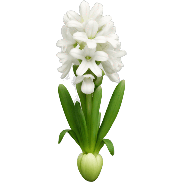 White hyacinths  emoji