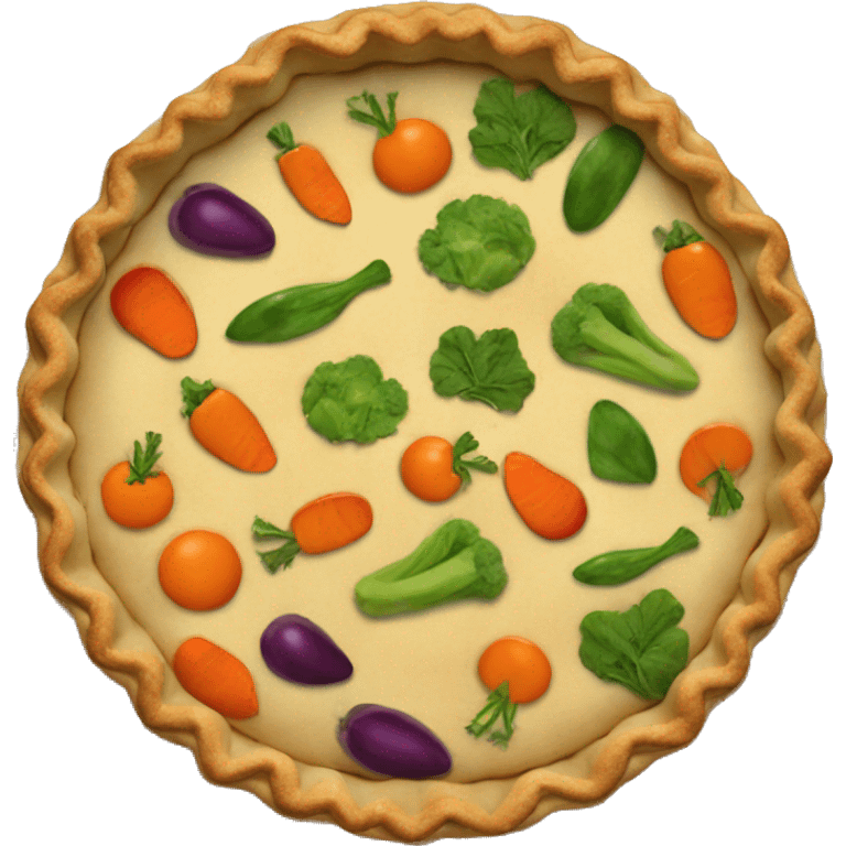 Vegetable pie emoji