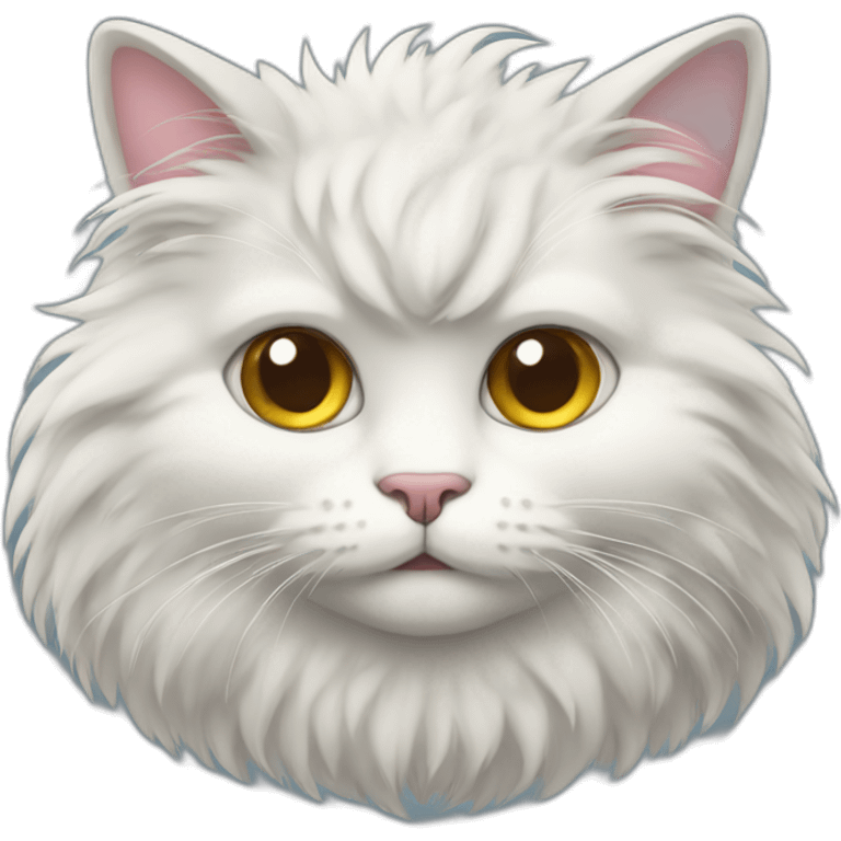 Fluffy cat emoji