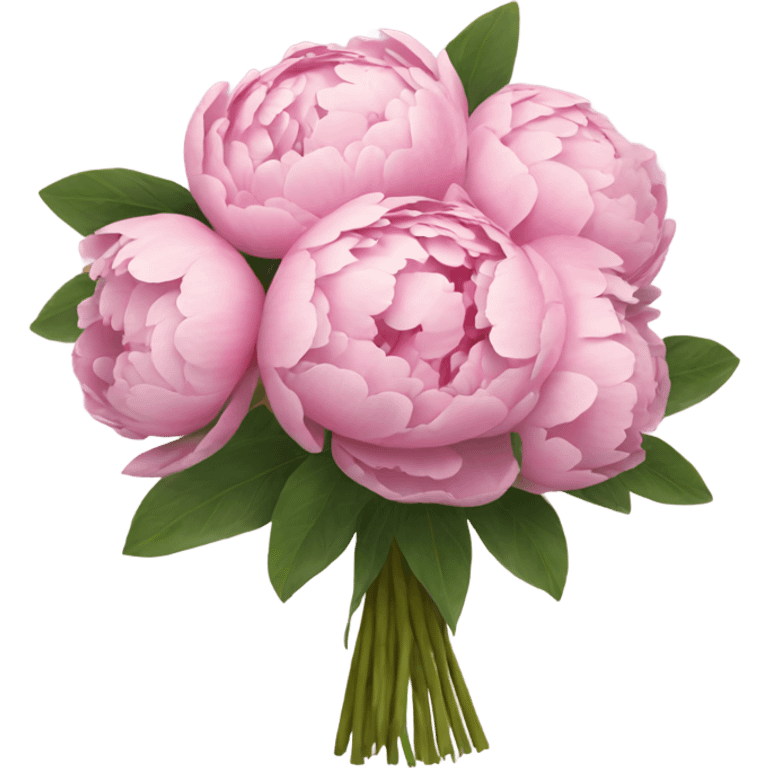 Peony bouquet  emoji