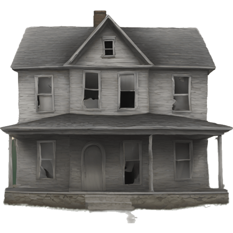 Abandoned house emoji