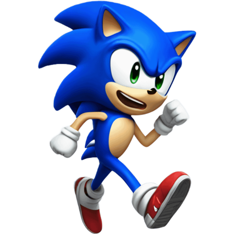 Sonic Running emoji