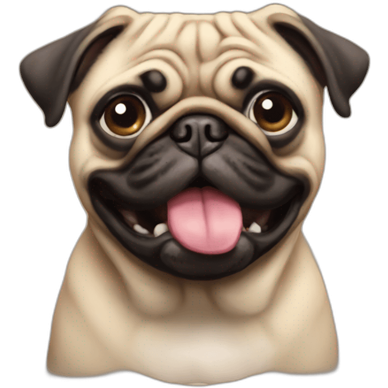 ugly pug emoji