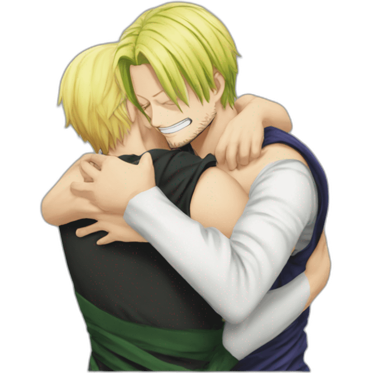 Zoro Hug Sanji emoji