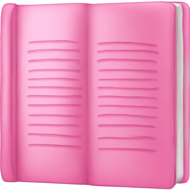 Pink book emoji