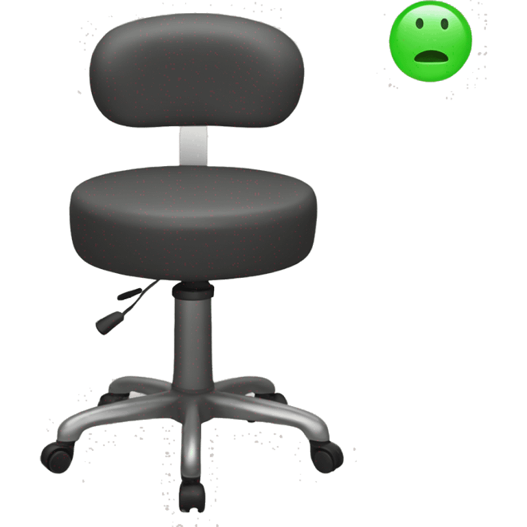 therapist massage stool emoji