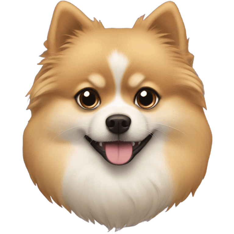 Half shark, half pomeranian, hybrid emoji