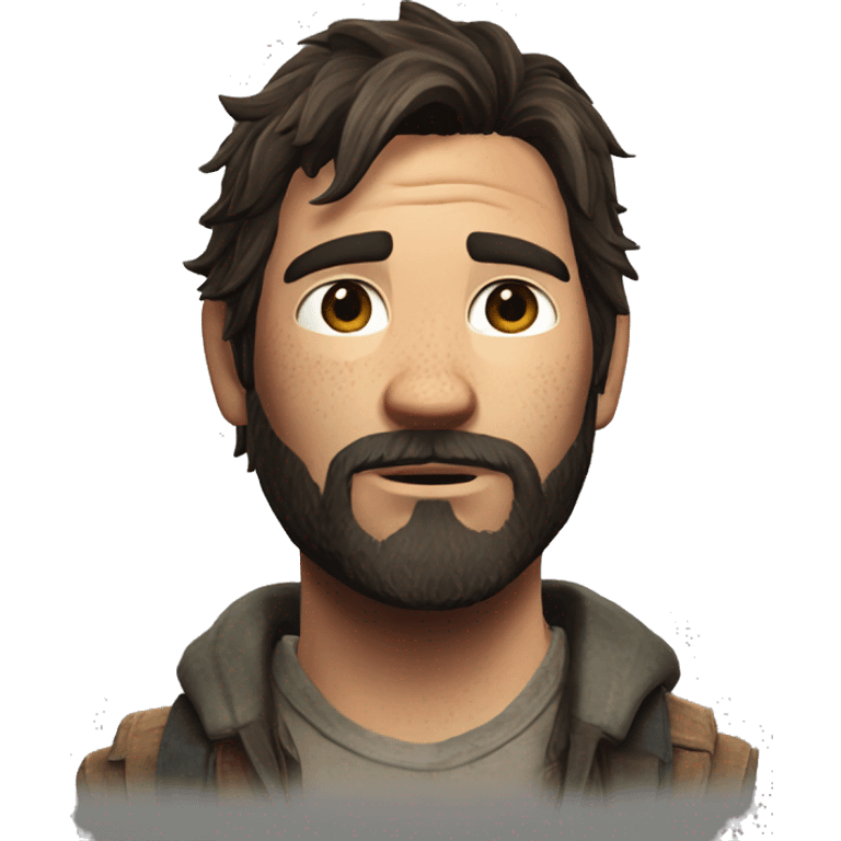 Joel from last of Us says hello emoji