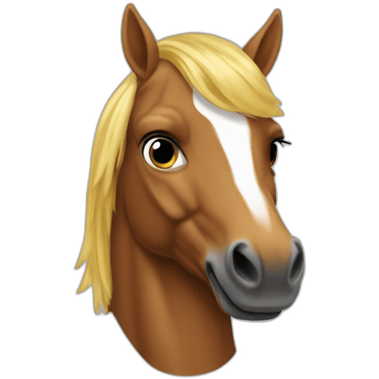 Cheval donald trump emoji