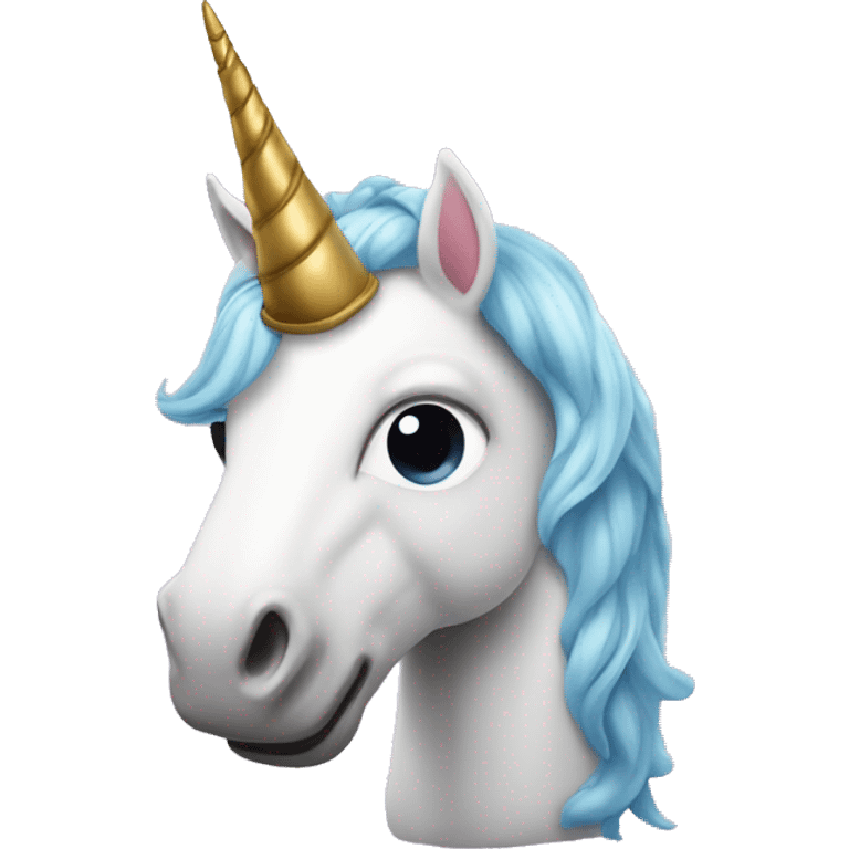 unicorn with eggplnt in place of the horn emoji