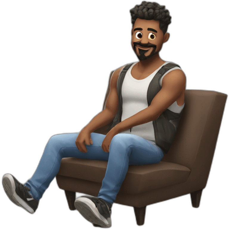 Dude with a dubious lifestyle who plays Fortnite emoji