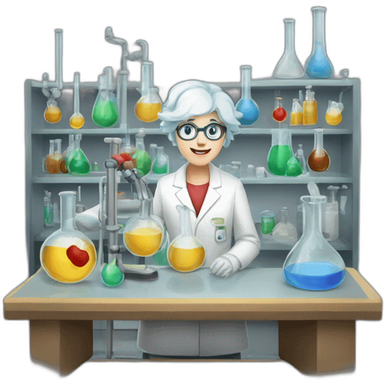 Laboratoire de chimie emoji