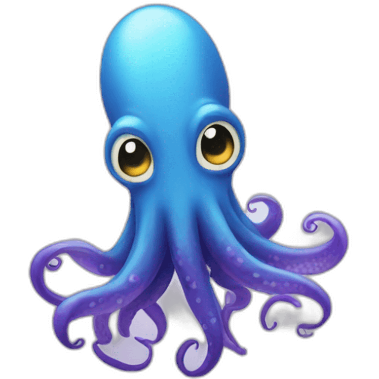 Squid happy emoji