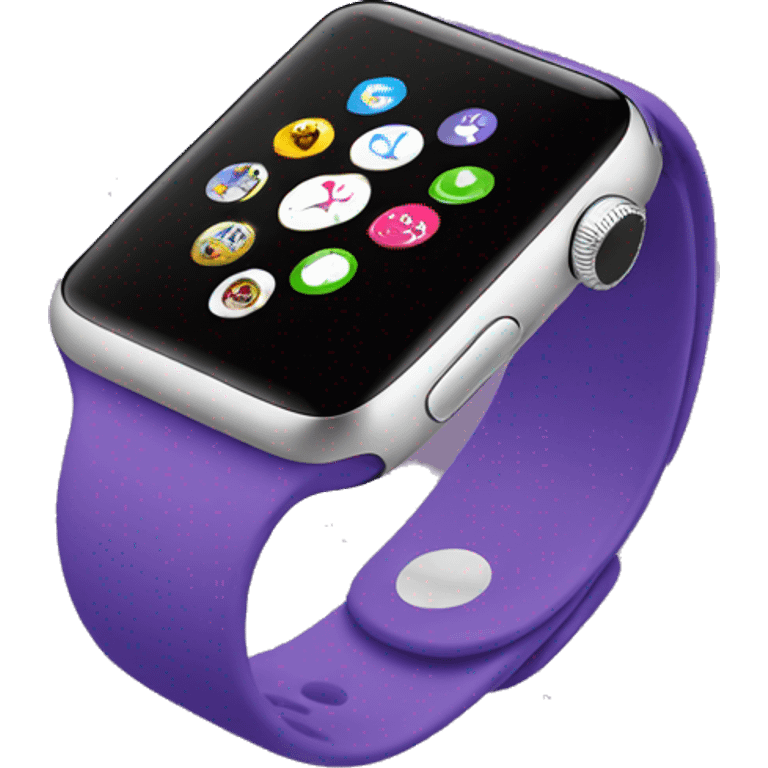 Purple Apple Watch  emoji