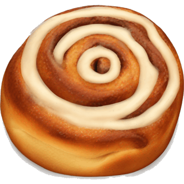 a cinnamon bun  emoji