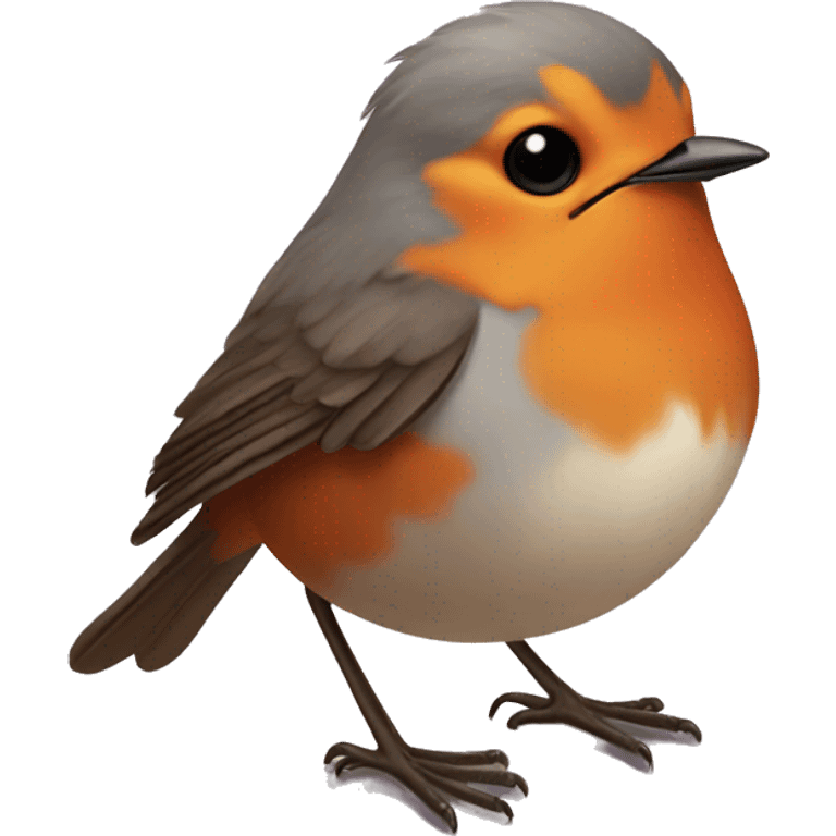 Cute robin bird emoji