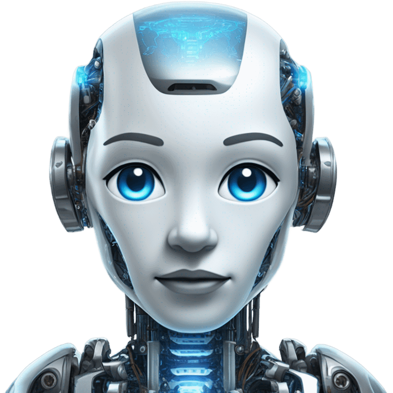 An artificial intelligence emoji