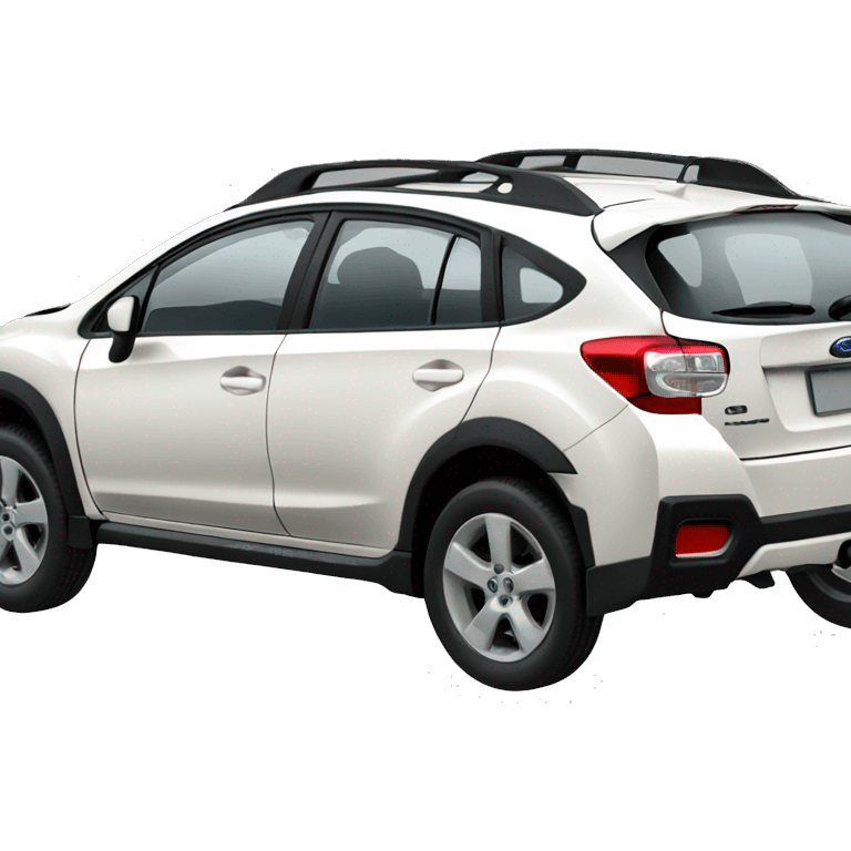 white Subaru XV  emoji