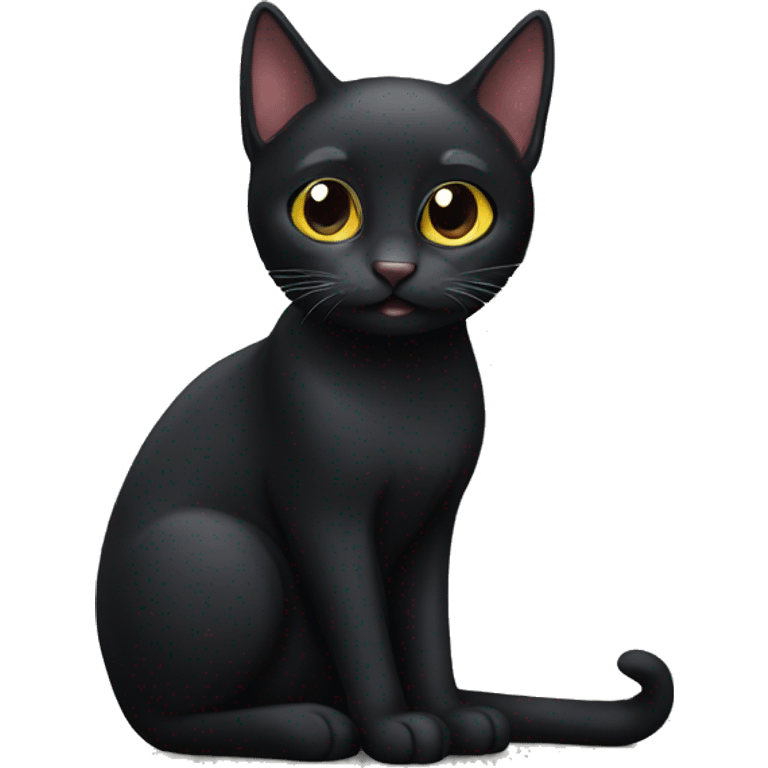 Black cat emoji