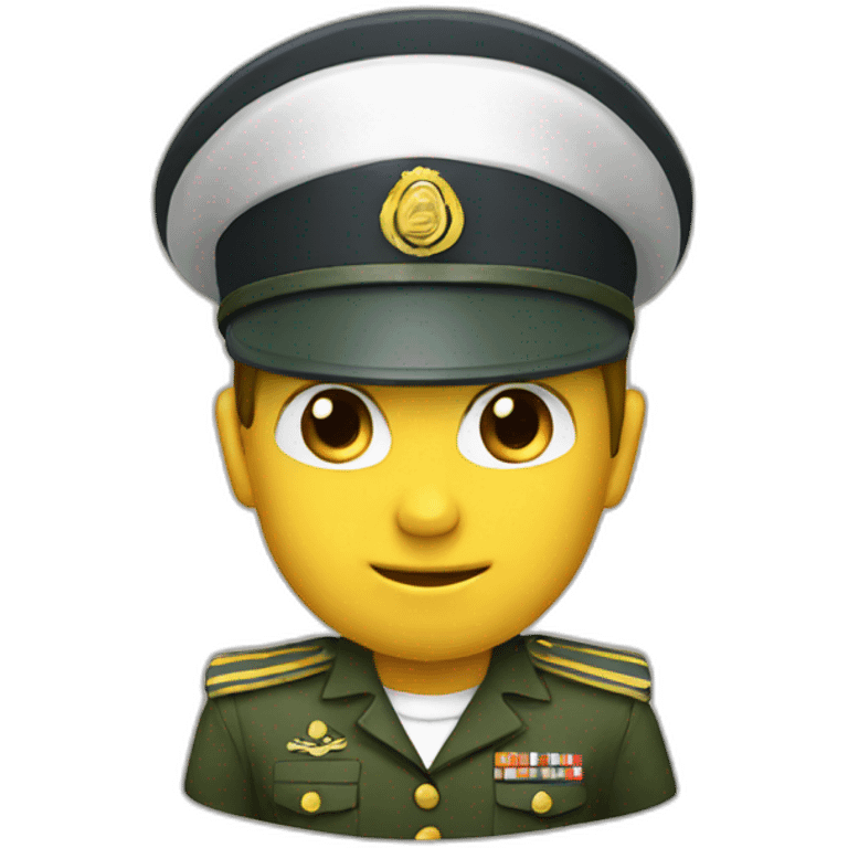 Salut militaire emoji