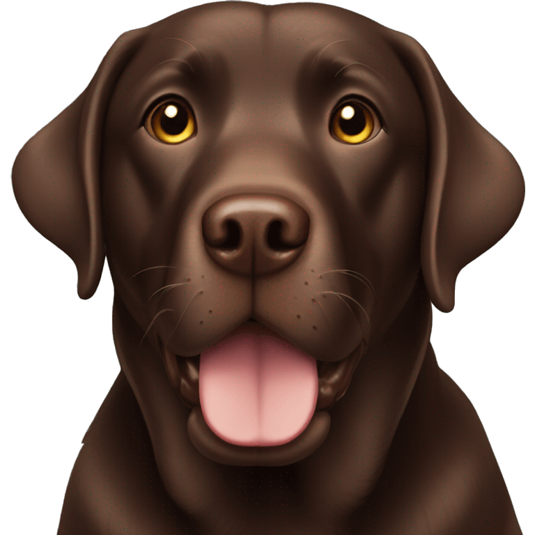 chocolate labrador emoji