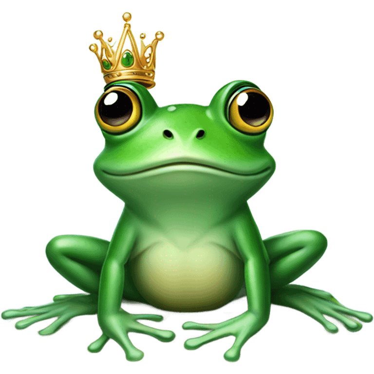 prince frog emoji