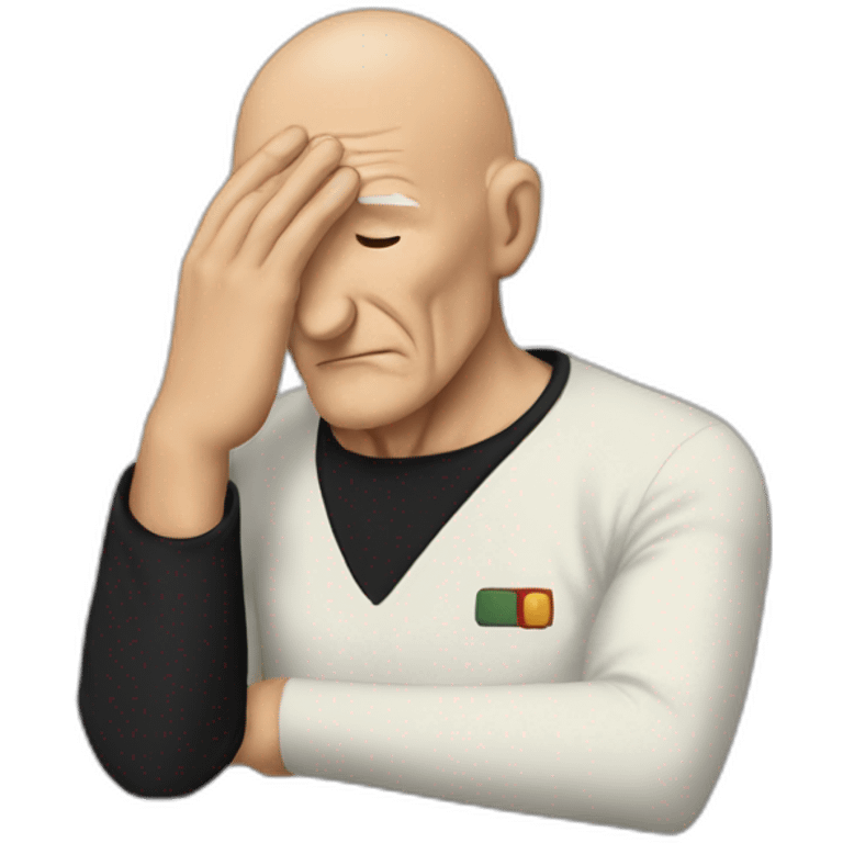 Picard facepalm emoji