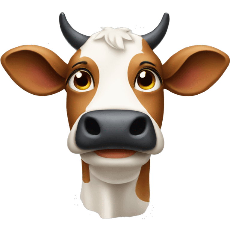 apple cow emoji