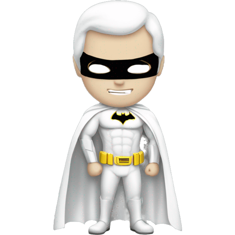 Batman with a white suit  emoji