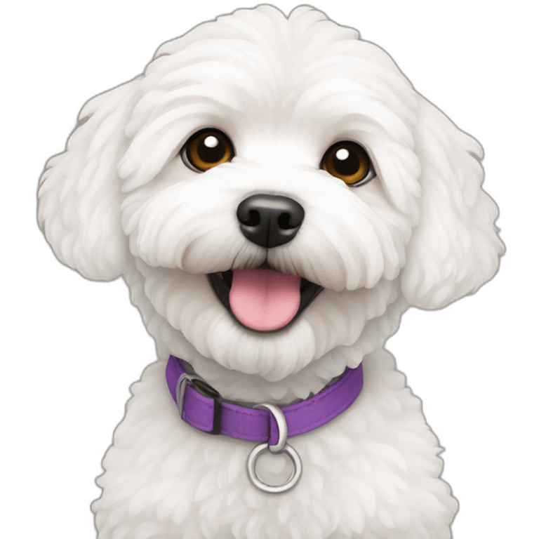 white maltipoo emoji