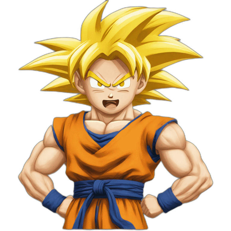 super sayan goku emoji