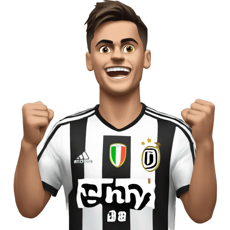 Paulo Dybala celebración emoji