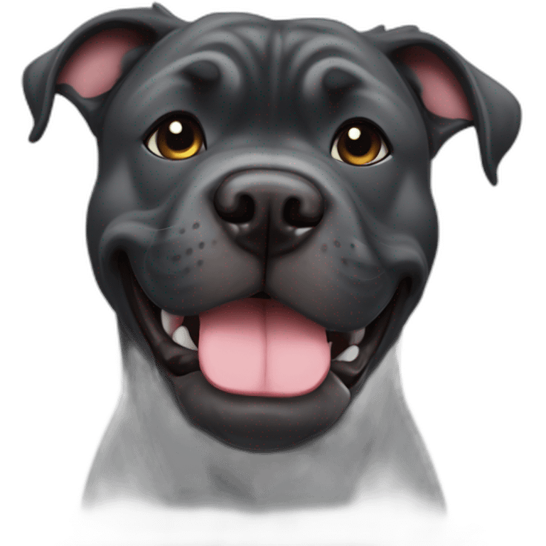 Cane corso smiling emoji