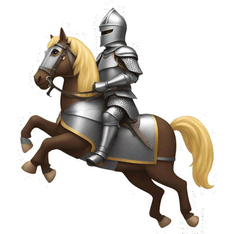 A knight on a horse emoji