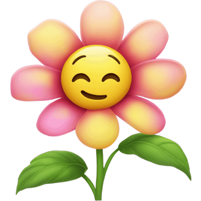 Cute flower emoji