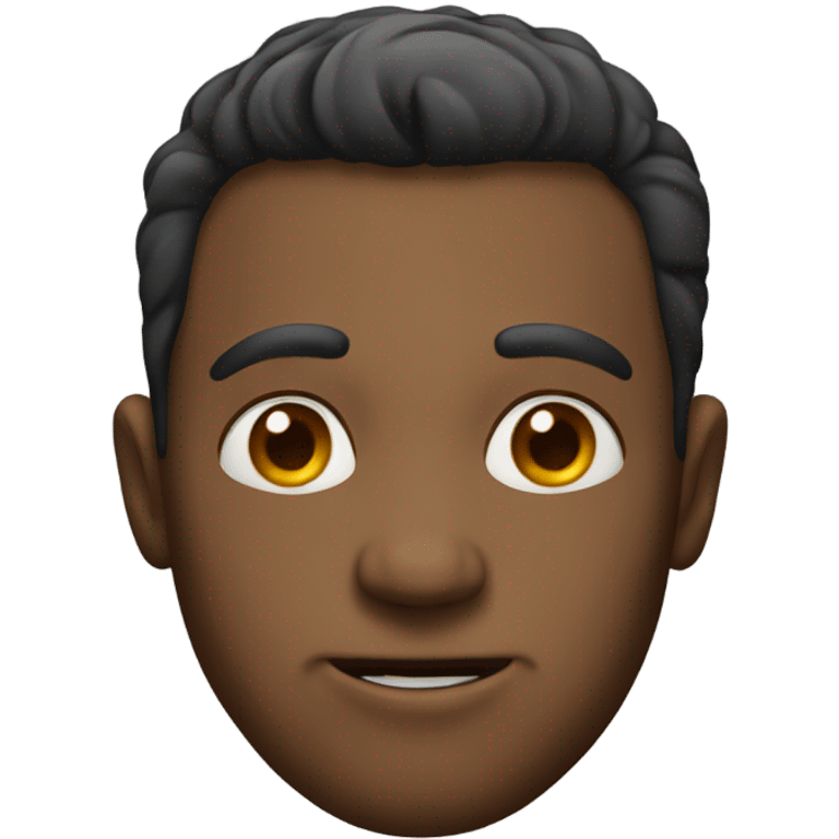 man with very defined face and jaw emoji