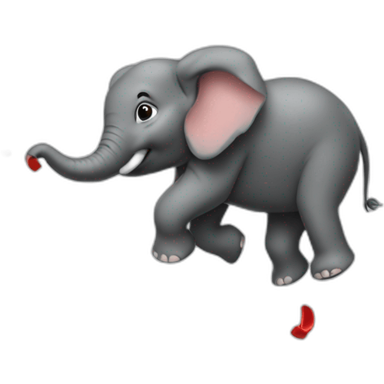 republican elephant falling emoji