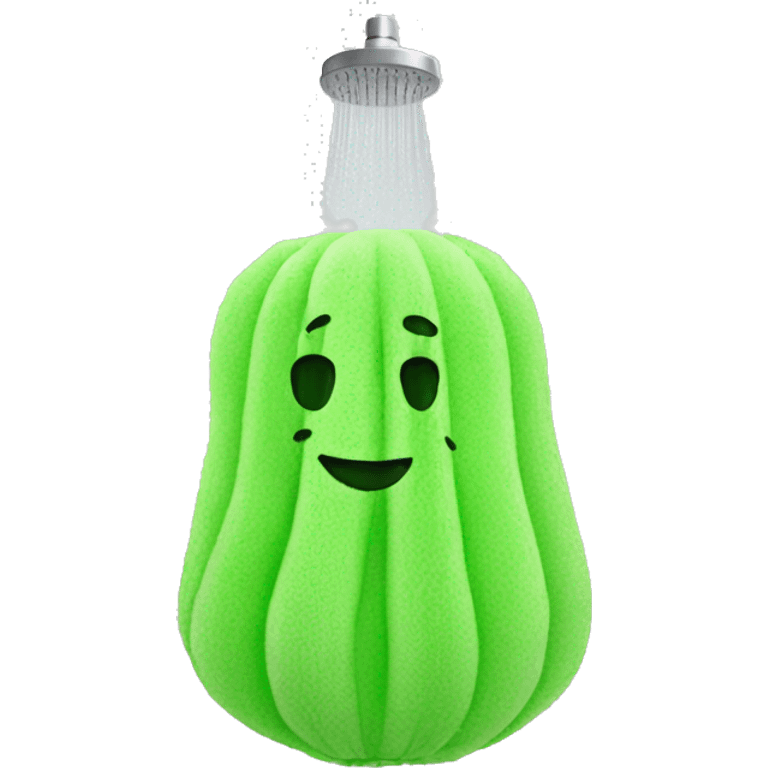 shower loofah emoji