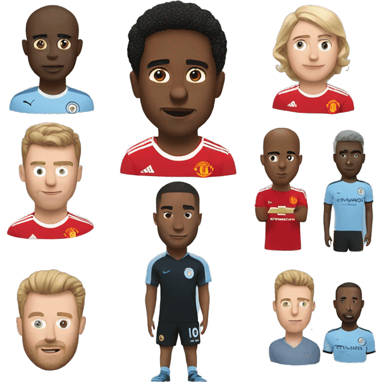 Man United and Man City emoji