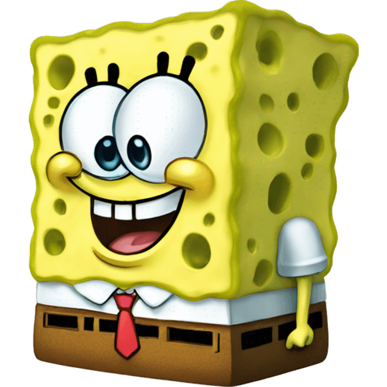 cute and smooth spongeBob emoji