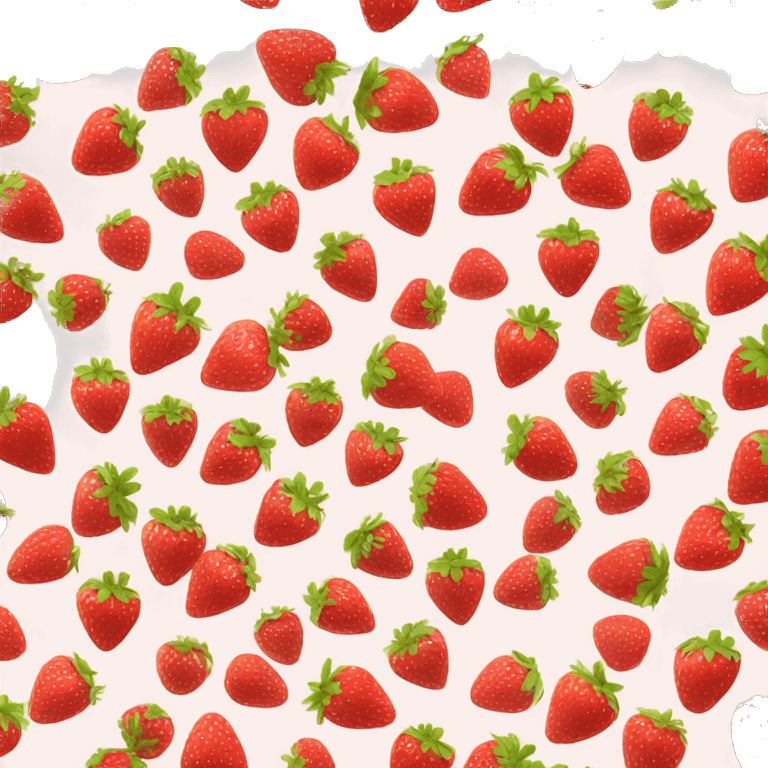 strawberries and cream emoji