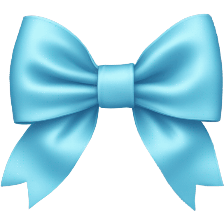 A light blue bow  emoji