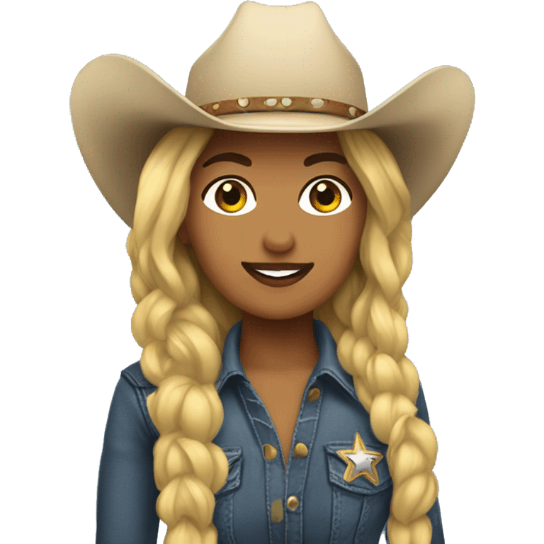 Nashville cowgirl emoji