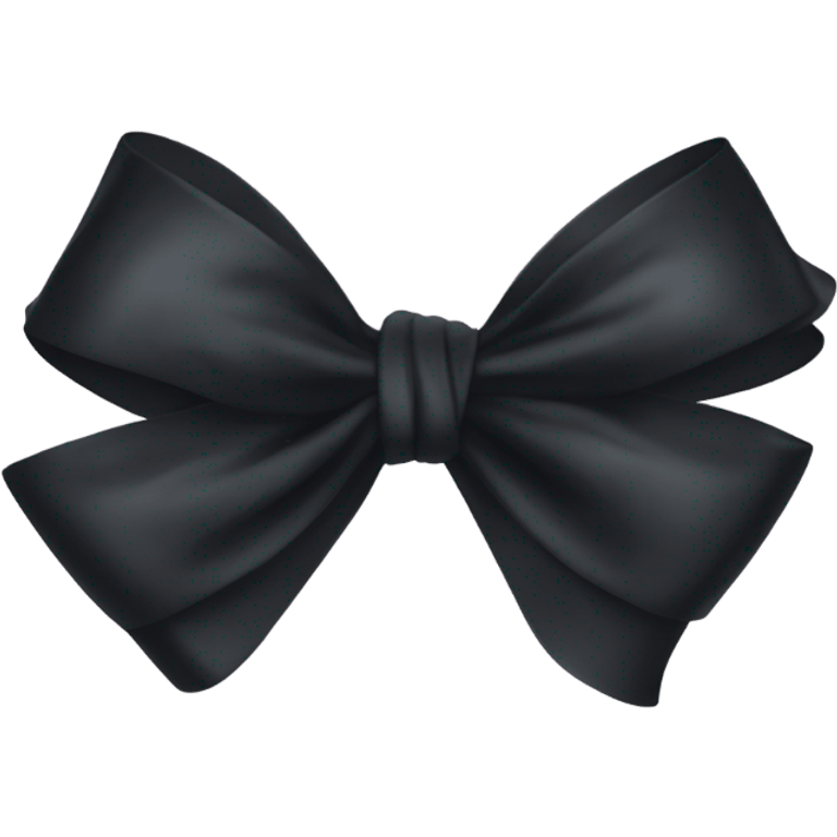 Black bow emoji