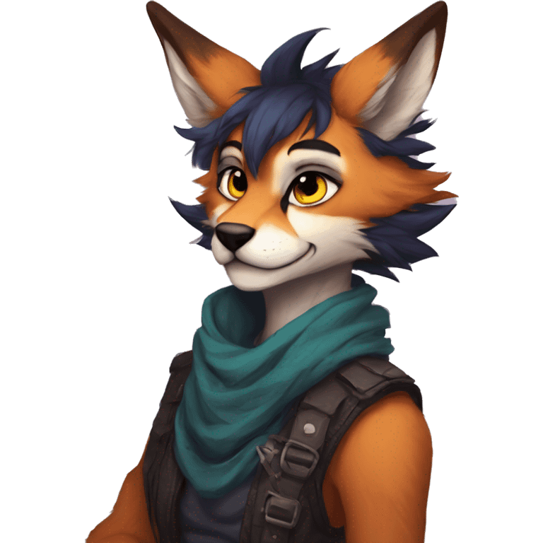 Edgy anthro furry by Falvie, LiLaiRa, AngieWolf emoji