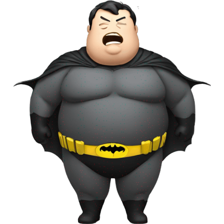 FAT BATMAN BREATHING emoji