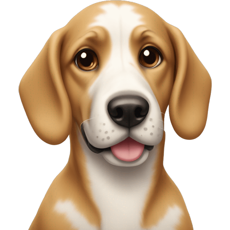 Dog coquette emoji