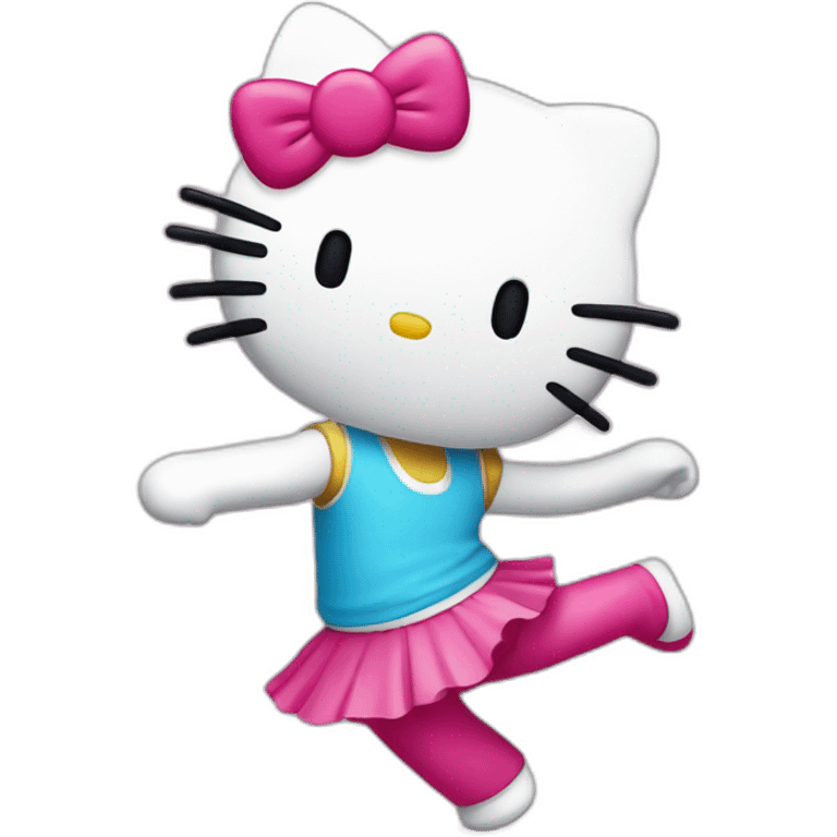 Hello kitty danse emoji