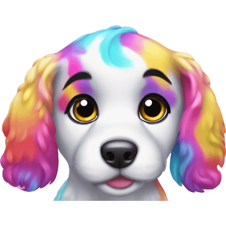 lisa frank puppy emoji